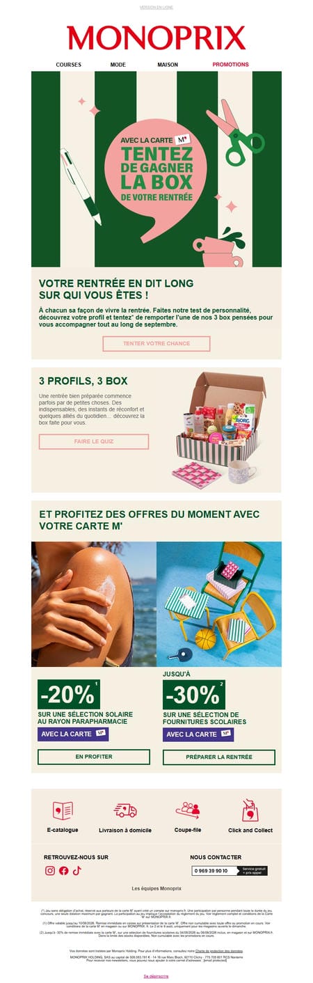 邮件模板创意 Monoprix 81