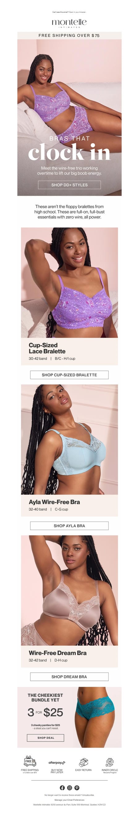 邮件模板创意 Montelle Intimates 169