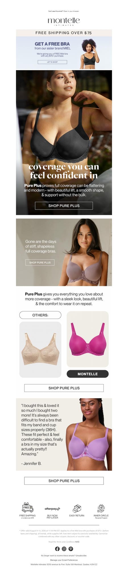 邮件模板创意 Montelle Intimates 182