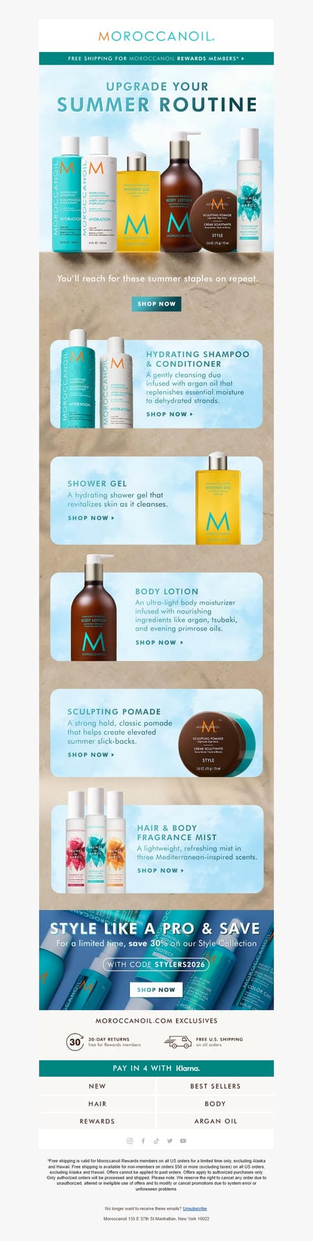 邮件模板创意 Moroccanoil 372