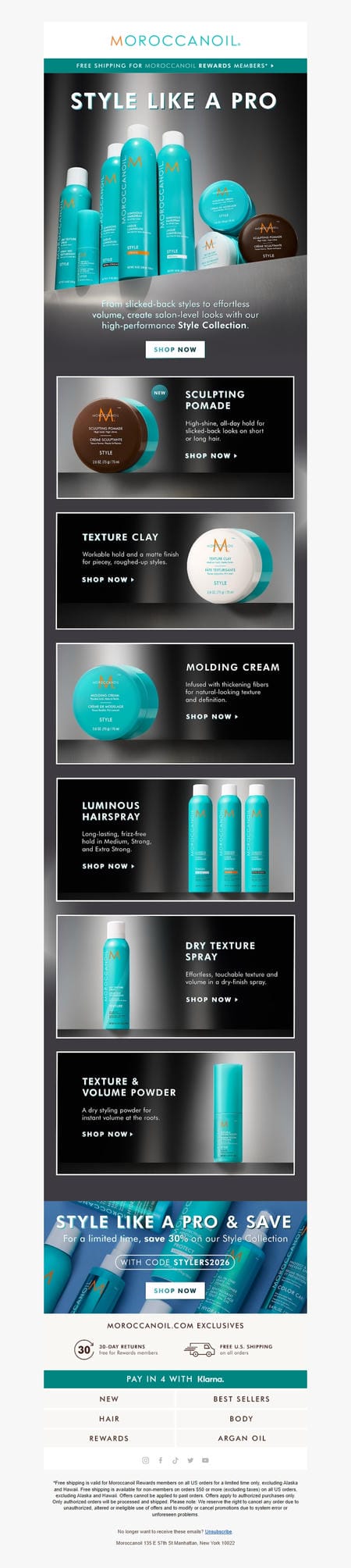 邮件模板创意 Moroccanoil 373