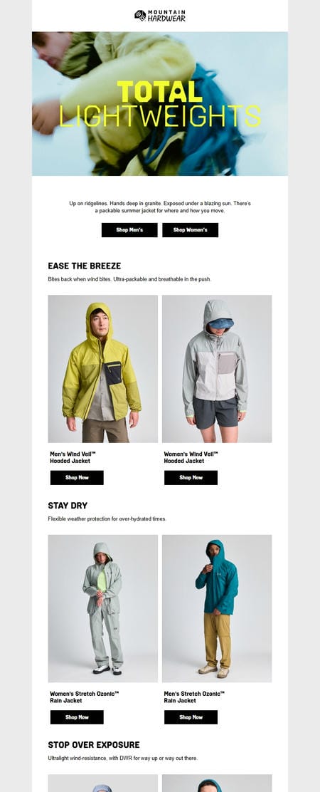 邮件模板创意 Mountain Hardwear 267