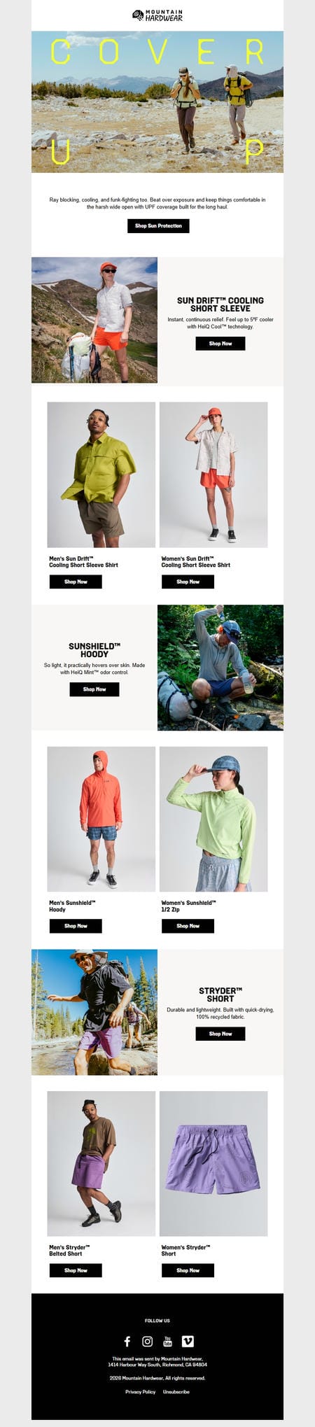 邮件模板创意 Mountain Hardwear 273