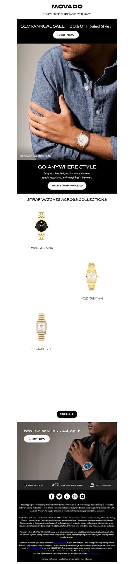 邮件模板创意 Movado 35