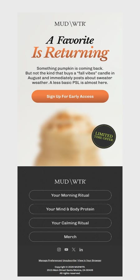 邮件模板创意 Mudwtr 148