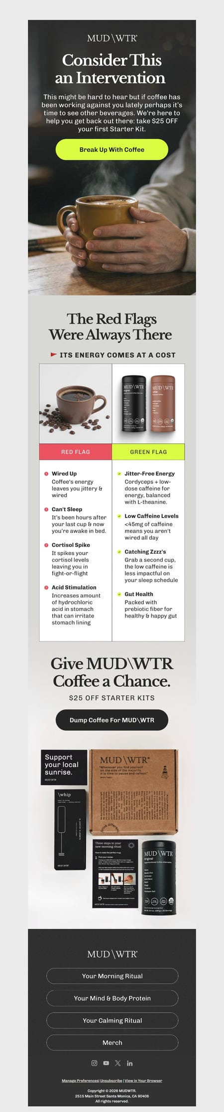 邮件模板创意 Mudwtr 155
