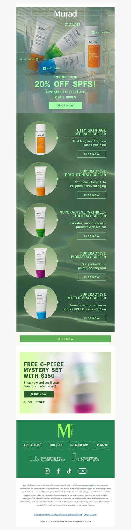 邮件模板创意 Murad Skincare 221