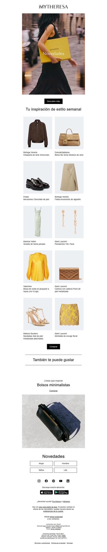 邮件模板创意 Mytheresa 424