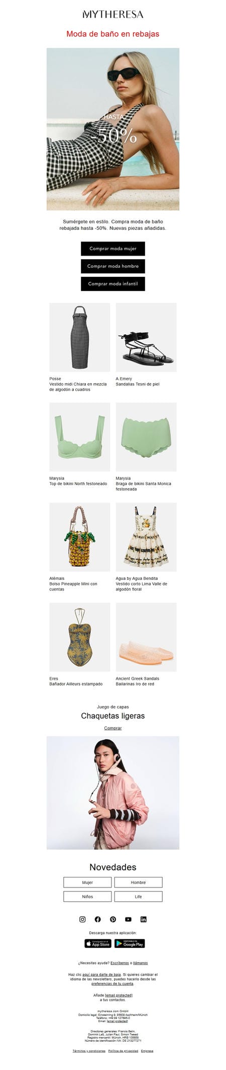 邮件模板创意 Mytheresa 427