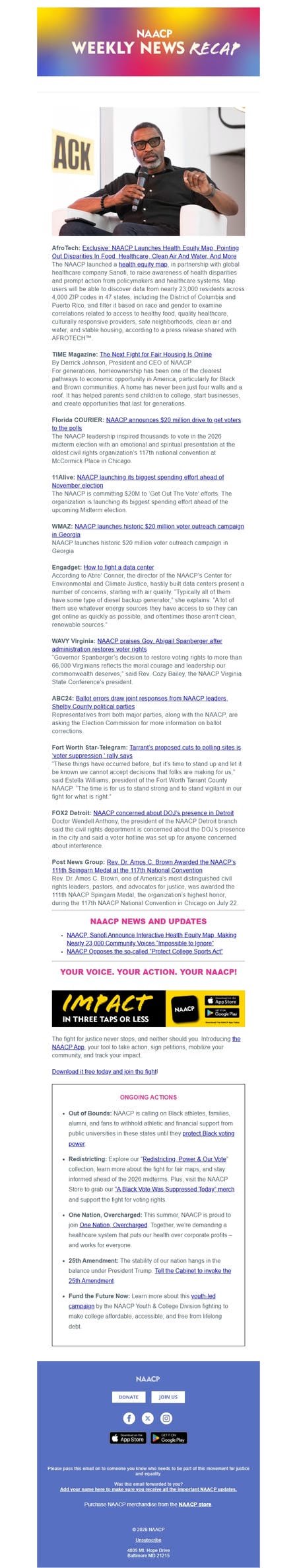 邮件模板创意 Naacp 39