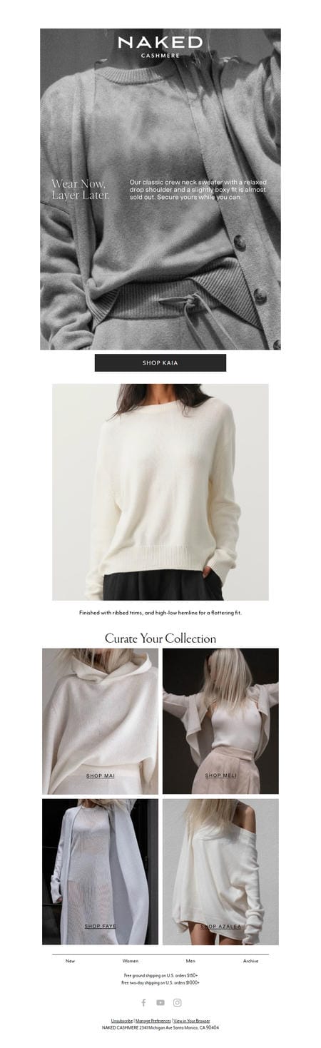 邮件模板创意 Nakedcashmere 141