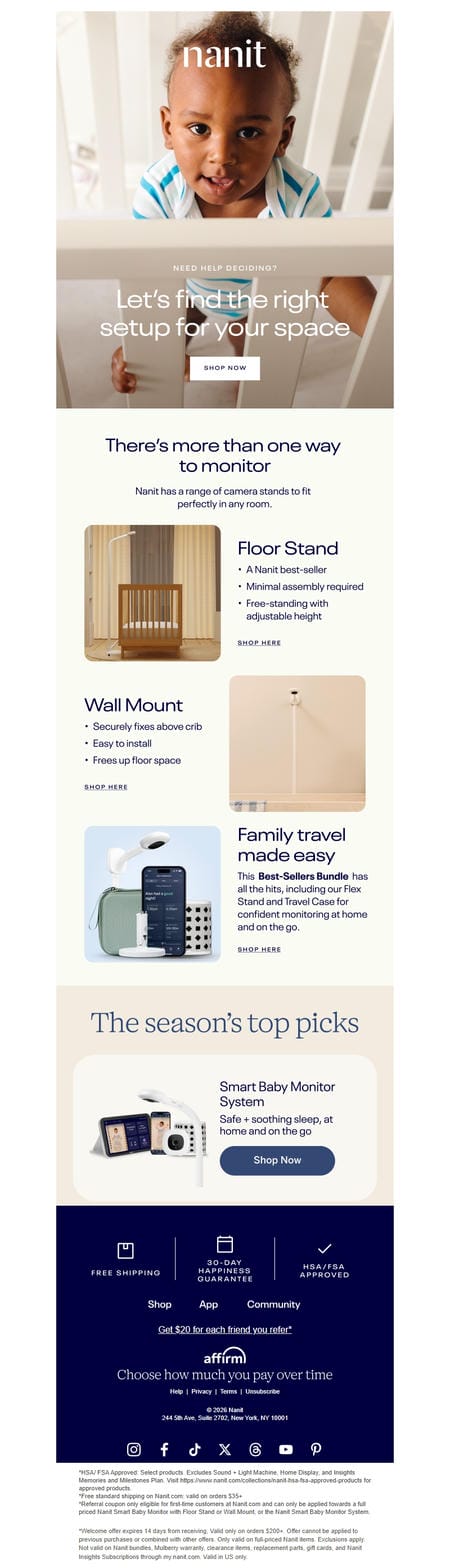 邮件模板创意 Nanit 6