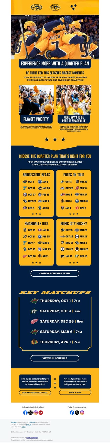 邮件模板创意 Nashville Predators 88
