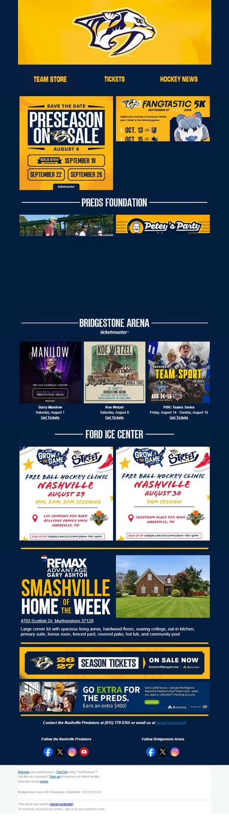 邮件模板创意 Nashville Predators 89