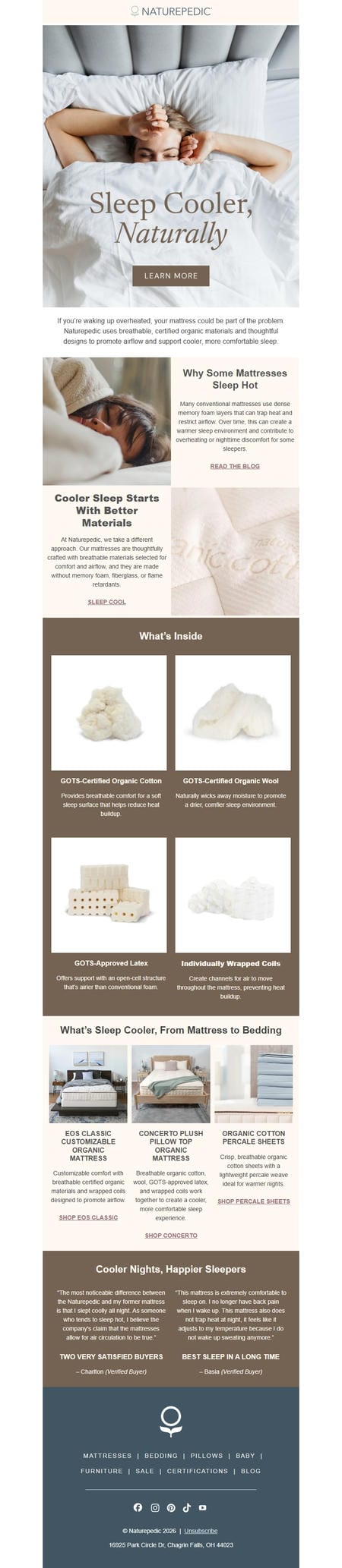 邮件模板创意 Naturepedic 19