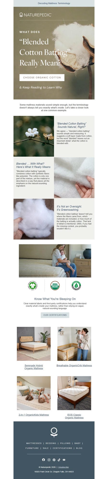 邮件模板创意 Naturepedic 20