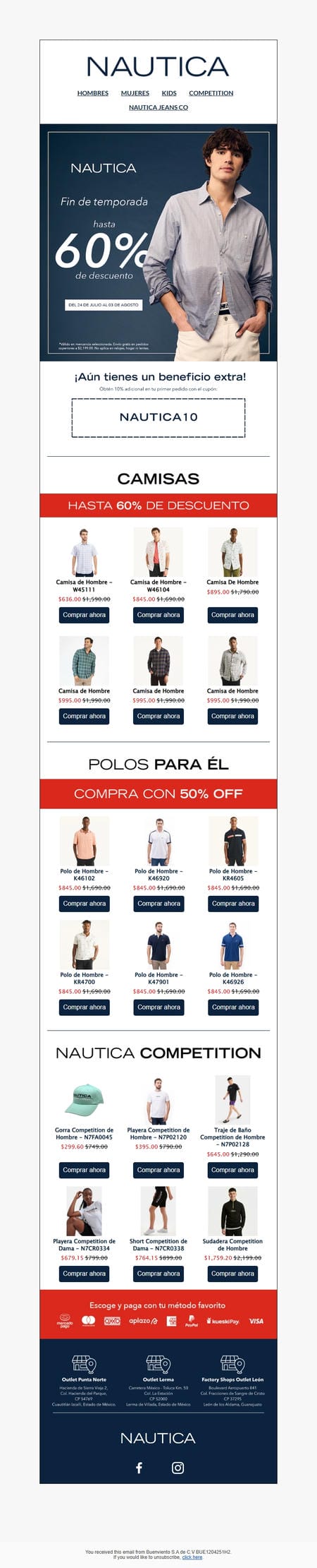邮件模板创意 Nautica Mexico 37