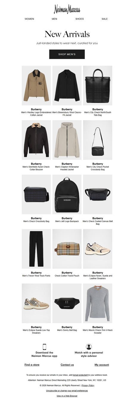 邮件模板创意 Neiman Marcus 221