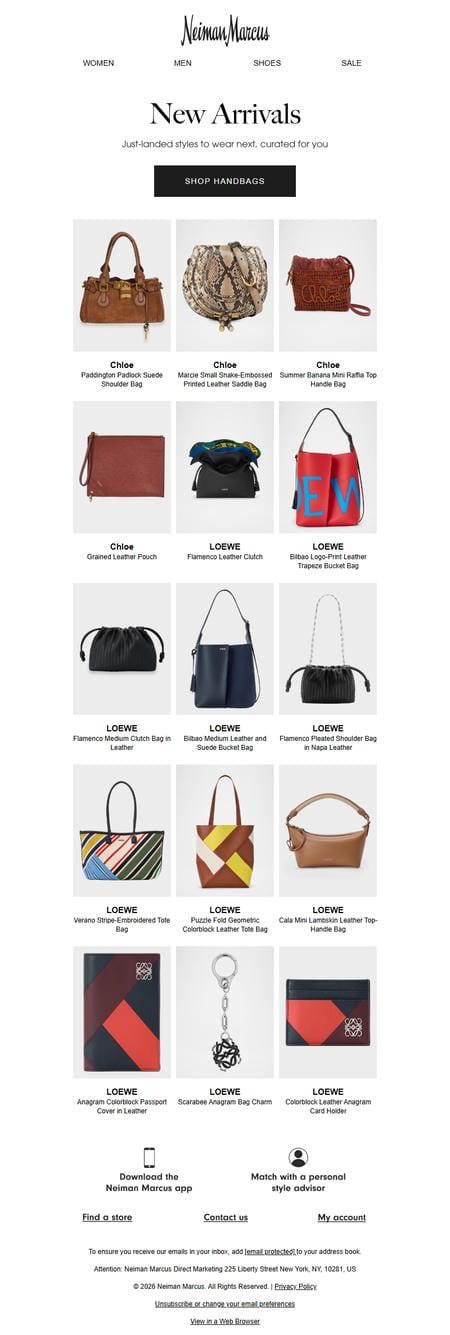 邮件模板创意 Neiman Marcus 232