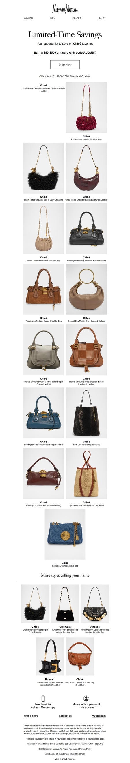 邮件模板创意 Neiman Marcus 237