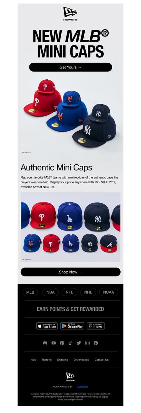 邮件模板创意 New Era Cap 154