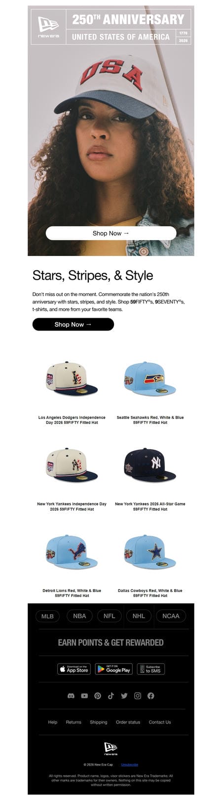 邮件模板创意 New Era Cap 156