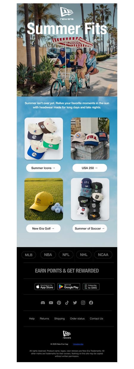 邮件模板创意 New Era Cap 158