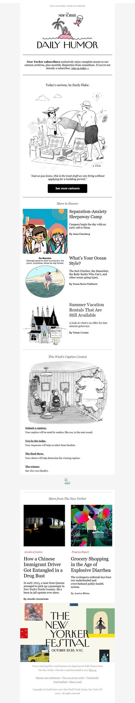 邮件模板创意 New Yorker Humor 262