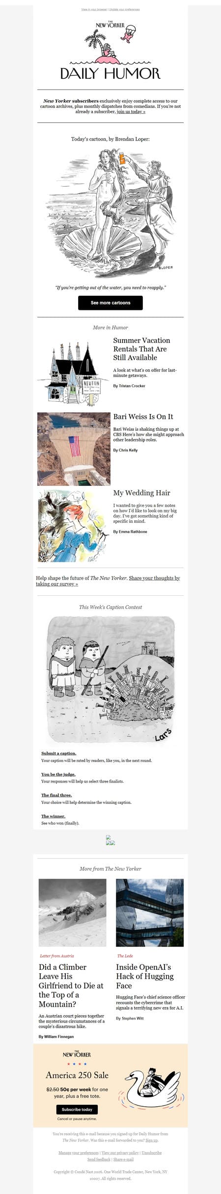 邮件模板创意 New Yorker Humor 266