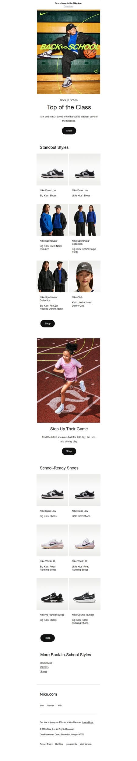 邮件模板创意 Nike 128