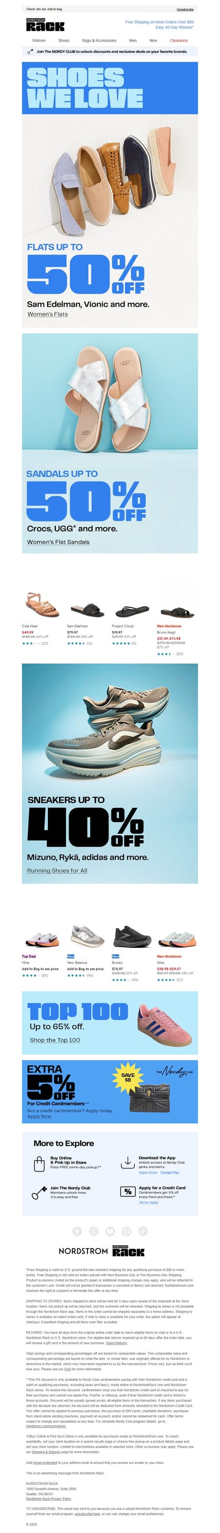邮件模板创意 Nordstrom Rack 380