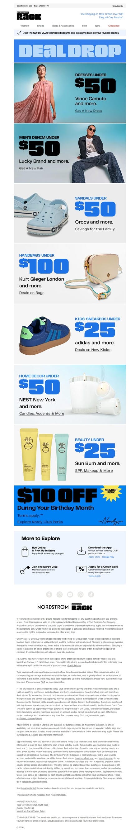 邮件模板创意 Nordstrom Rack 381