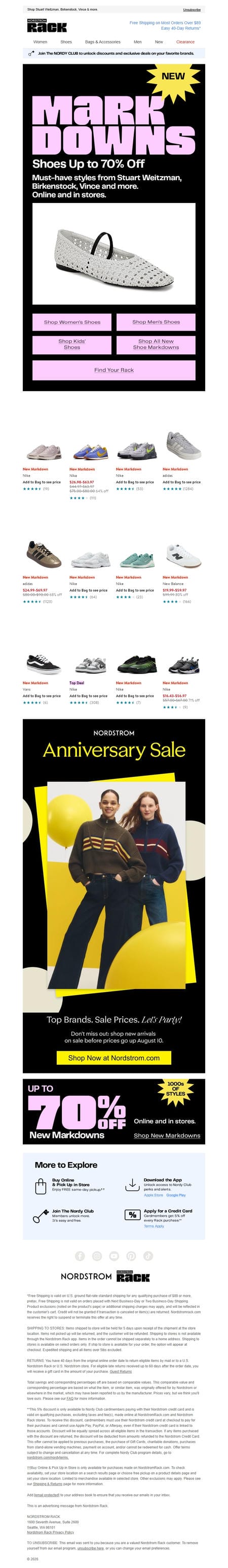 邮件模板创意 Nordstrom Rack 384