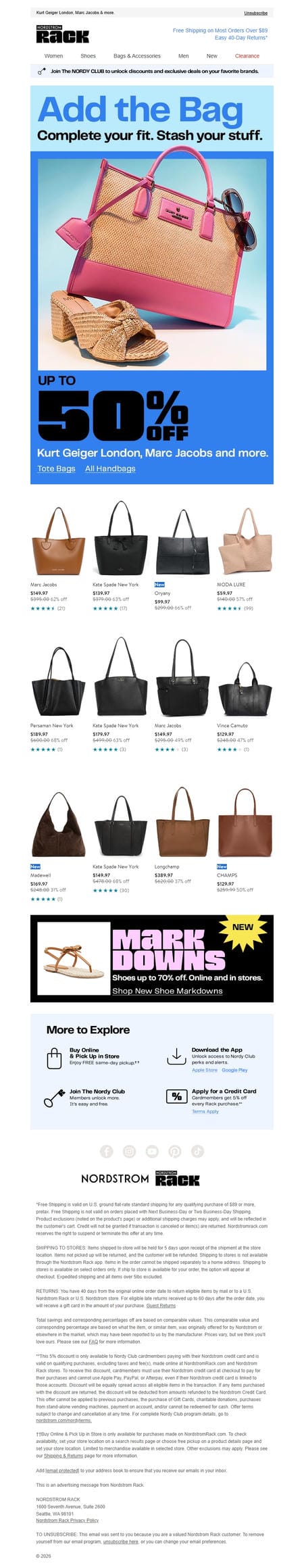邮件模板创意 Nordstrom Rack 385