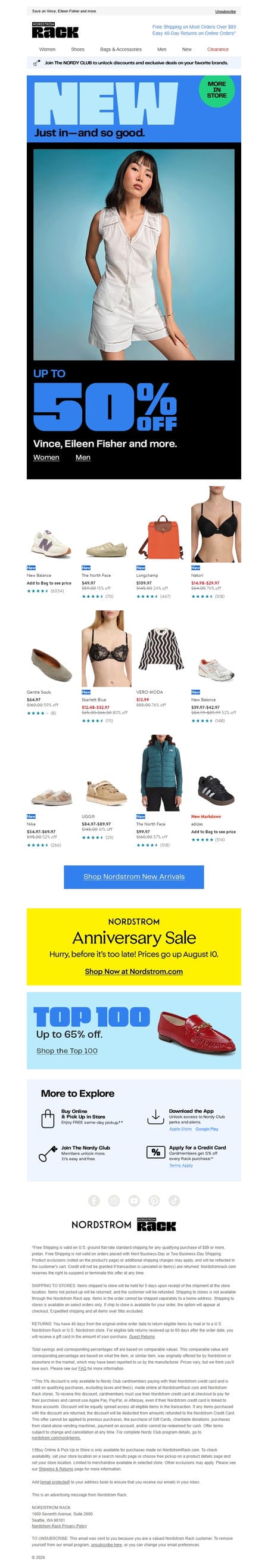 邮件模板创意 Nordstrom Rack 386