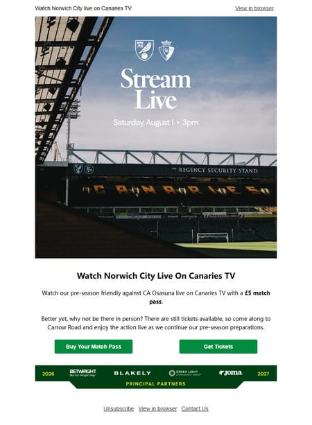 邮件模板创意 Norwich City Football Club 53