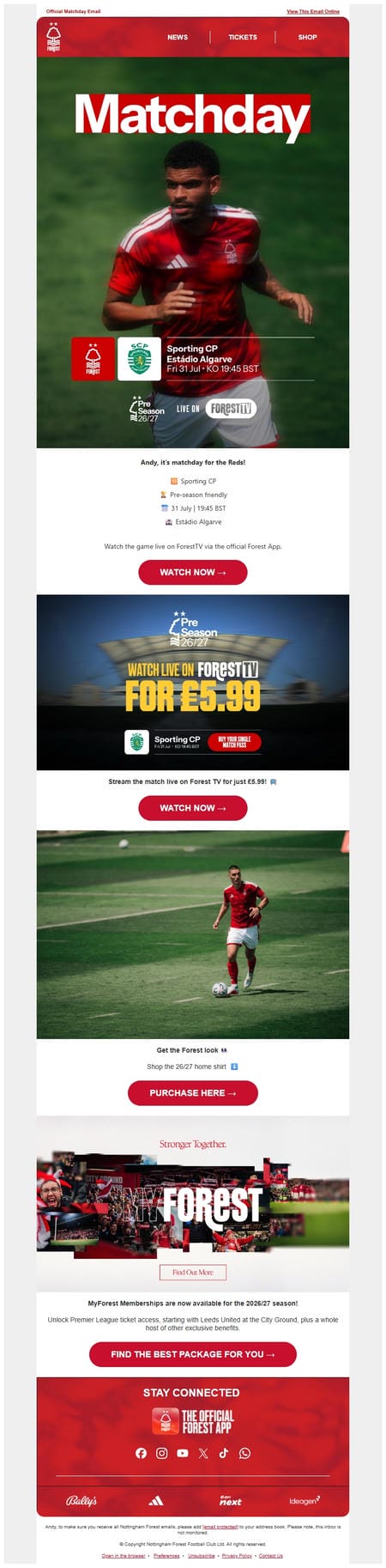 邮件模板创意 Nottingham Forest Fc 358