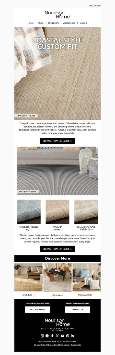 邮件模板创意 Nourison Home 22