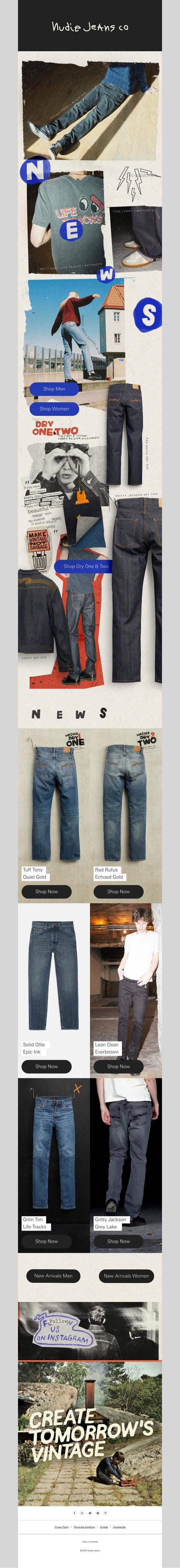 邮件模板创意 Nudie Jeans 28