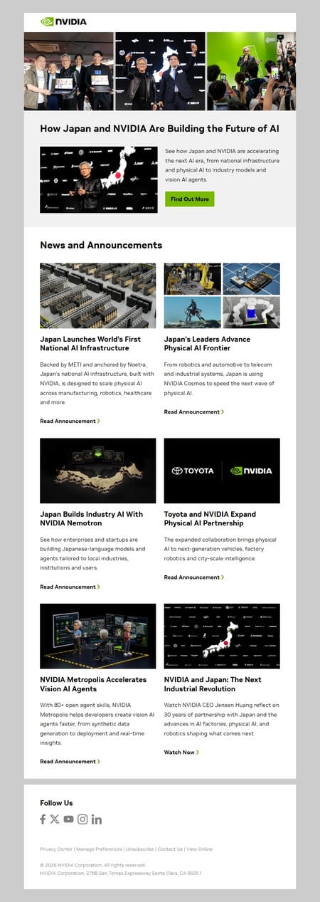 邮件模板创意 Nvidia 56