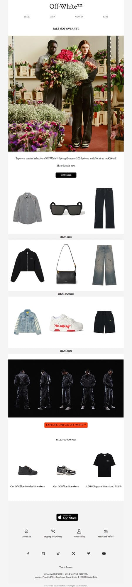 邮件模板创意 Off White 95