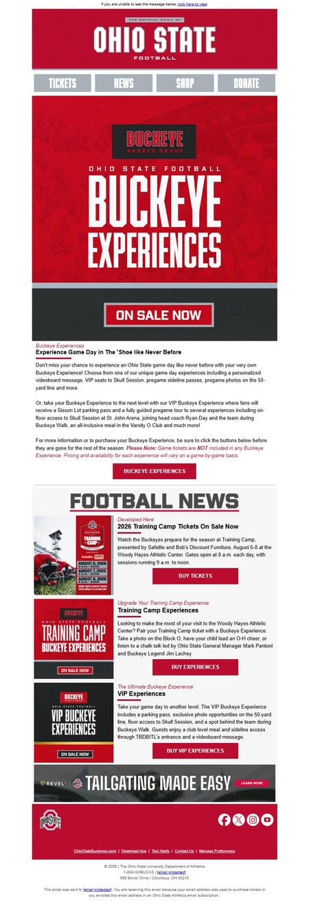 邮件模板创意 Ohio State Football 18