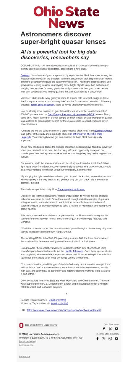 邮件模板创意 Ohio State News 26