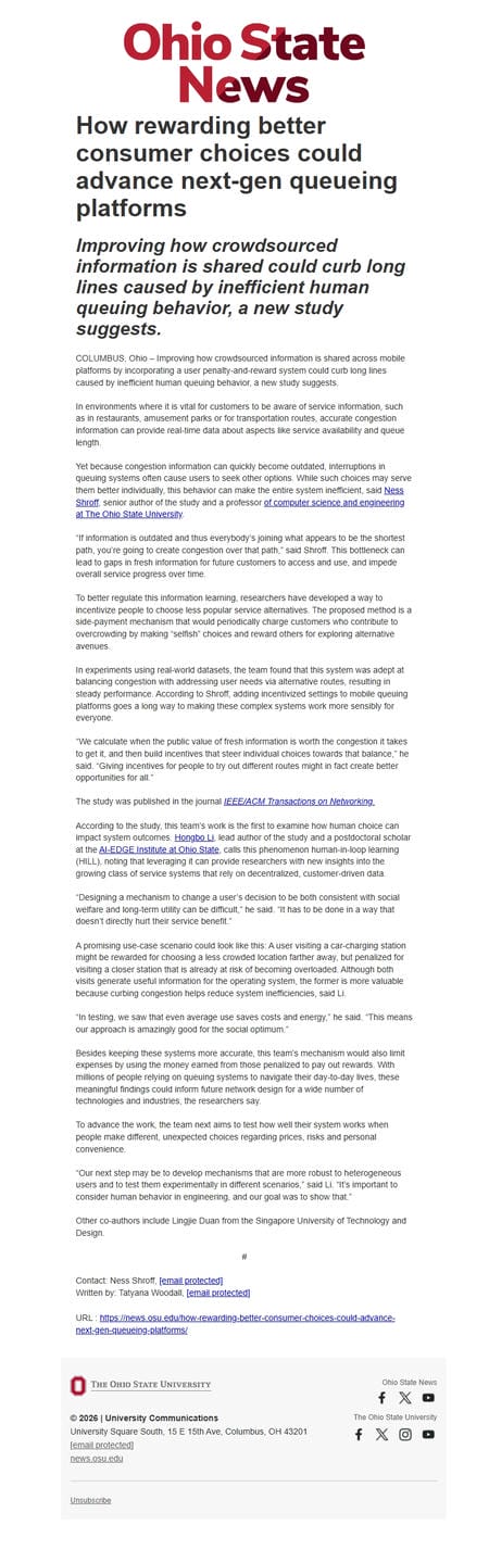 邮件模板创意 Ohio State News 27