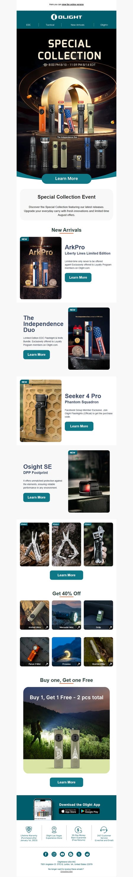 邮件模板创意 Olight 33
