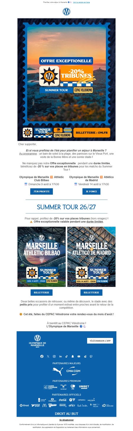 邮件模板创意 Olympique De Marseille 11