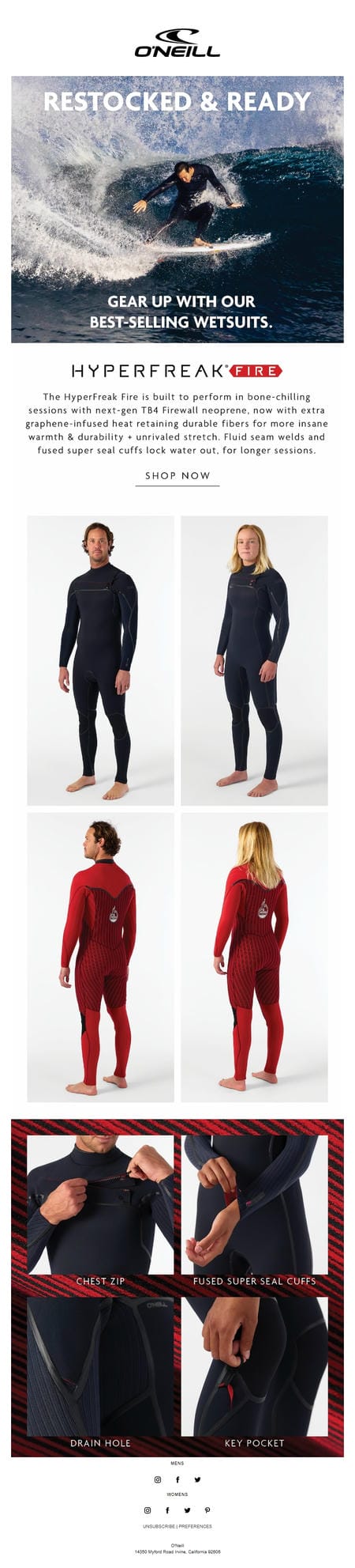 邮件模板创意 Oneill Clothing 158