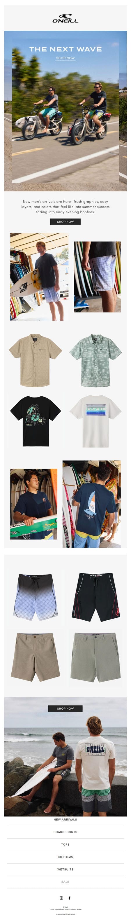 邮件模板创意 Oneill Clothing 161