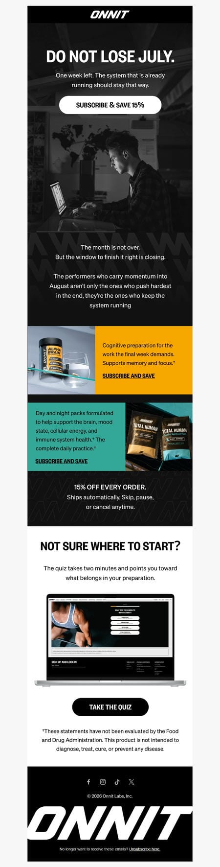 邮件模板创意 Onnit 226