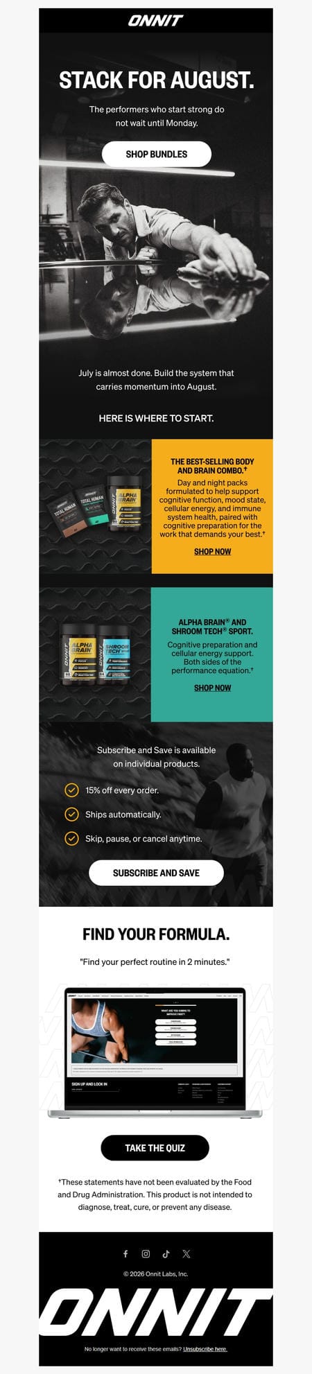 邮件模板创意 Onnit 228